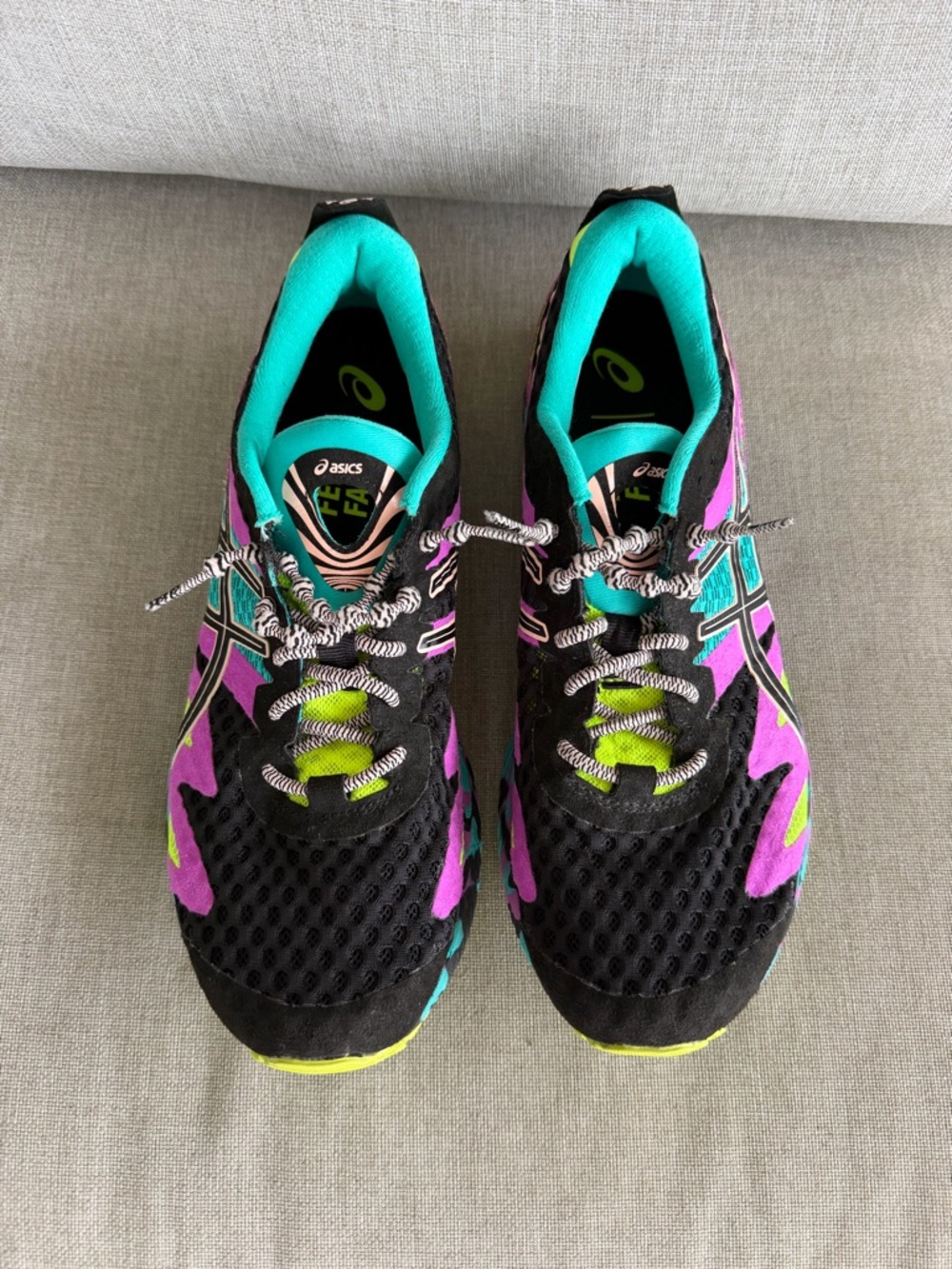 ASICS Noosa Women 9.5 / Men 8 Multicolor Running Shoes 26cm Like New - Picture 3 of 11